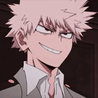 💥 Bakugo Katsuki My Hero Academia Bakugo, Katsuki, My Hero Academia, Anime, Manga, Hero, Student, Character telegram sticker