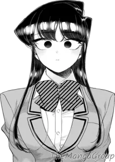 Komi San @TheMangaGroup telegram stickers