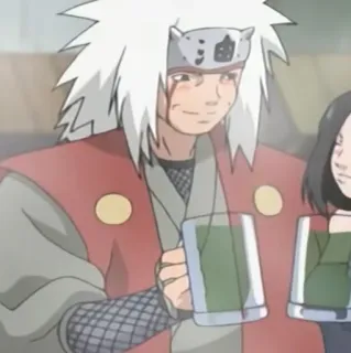 🌫 Jiraiya Naruto Anime, Jiraiya, Naruto, Personaje, Manga telegram sticker