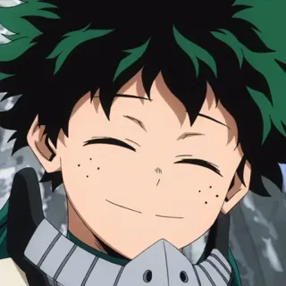 🥦 Izuku Midoriya My Hero Academia anime, My Hero Academia, Izuku Midoriya, Midoriya, Deku, hero, manga telegram sticker