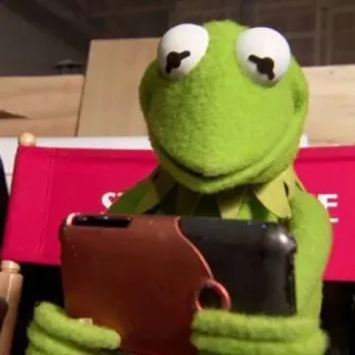 📲 Kermit 科米蛙, 布偶, 青蛙, 木偶, 娱乐 telegram sticker