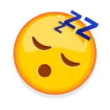 ๐ด sleeping, emoji, sleep, tired, zz whatsapp sticker