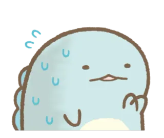 😰 ไดโนเสาร์, น่ารัก, การ์ตูน, สัตว์, ตัวละคร telegram sticker