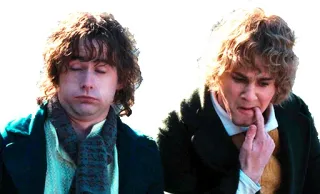 😋 Bilbo Baggins The Hobbit hobbit, el señor de los anillos, tierra media, fantasía, película, personajes telegram sticker