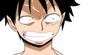 😡 Monkey D. Luffy One Piece 애니메이션, 만화, 원피스, 루피, 몽키 D. 루피, 만화영화 telegram sticker