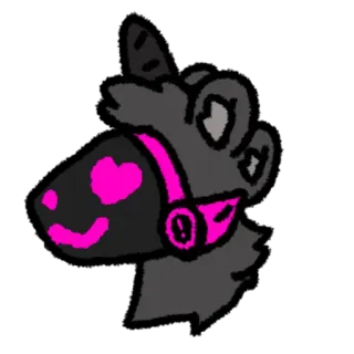 😍 Протоген, Фурри, Антро, Цифровое искусство, Мультфильм telegram sticker