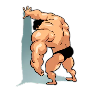 😨 mięsień, kulturystyka, fitness, muskularny, anatomia, silny telegram sticker