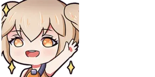 👋 cartoon, character, chibi, cute, anime, sticker telegram sticker