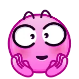 🤷‍♀️ cute, pink, funny, cartoon, character, playful, whimsical telegram sticker