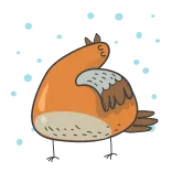 Зимние птички (@tgsticker) telegram stickers