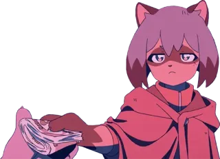 💸 Michiru Kagemori BNA: Brand New Animal Anime, BNA, Brand New Animal, Michiru Kagemori, Antropomorfo telegram sticker