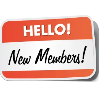 👋 HELLO! New Members! ciao, nuovi membri, benvenuto, presentazione telegram sticker