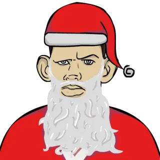 🎅 Santa, Christmas, holiday, cartoon, festive telegram sticker