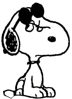 😒 Snoopy Peanuts 犬, パイロット, 漫画, 飛行士, ピーナッツ telegram sticker