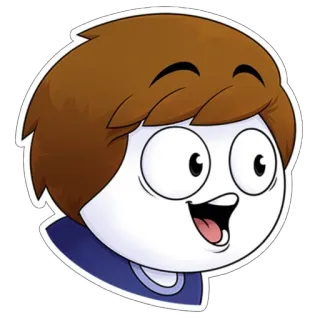 😲 Dibujo animado, Sticker, Personaje, Ilustración, Animado whatsapp sticker