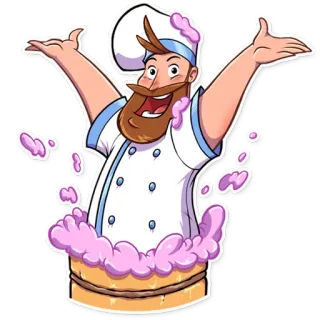 Mr. Ponch telegram stickers