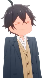 😊 Anime, Masculino, Personagem, Desenho animado telegram sticker
