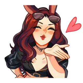 Аветт @Nyasticks telegram stickers