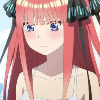 📱 Nino Nakano The Quintessential Quintuplets Anime, Fille, Personnage, Nino Nakano, The Quintessential Quintuplets telegram sticker