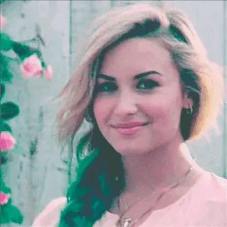 🌸 Demi Lovato wanita, orang, selebriti, penyanyi, aktris whatsapp sticker