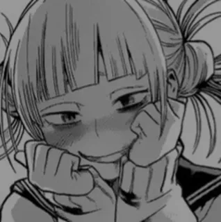 ➰ Himiko Toga My Hero Academia Anime, Manga, Himiko Toga, My Hero Academia telegram sticker