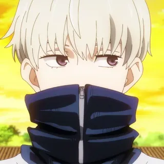 💀 Toge Inumaki Jujutsu Kaisen Anime, Manga, Jujutsu Kaisen, Toge Inumaki, Nhân vật, Sticker whatsapp sticker
