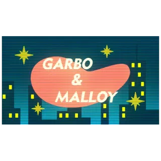 🌃 GARBO & MALLOY Garbo, Malloy, Retro, Cidade, Estrelas whatsapp sticker