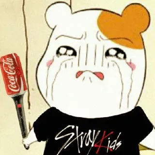 🌙 Stray Kids K-pop, Stray Kids, Sticker fã, Música, Entretenimento, Coca-Cola telegram sticker