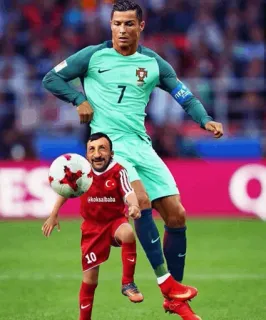 ⚽️ Cristiano Ronaldo fútbol, deporte, atleta, Ronaldo telegram sticker