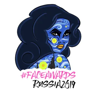😈 #FACEAWARDS
RUSSIA2019 schönheit, makeup, faceawards, russland, künstlerisch, wettbewerb telegram sticker
