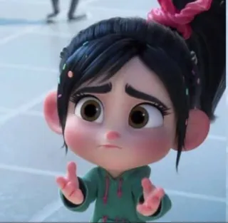 🍓 Vanellope von Schweetz Wreck-It Ralph vanellope, ralph el demoledor, disney, dibujos animados, personaje telegram sticker
