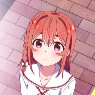 🌸 Sumi Sakurasawa Rent-A-Girlfriend Аниме, Милая, Девушка, Суми Сакурасава, Девушка напрокат, Мультфильм telegram sticker