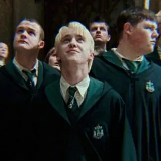 🐍 Draco Malfoy Harry Potter Draco Malfoy, Slytherin, Harry Potter, Zauberer, Schuluniform, Magie whatsapp sticker
