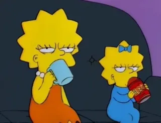 Voy al rato @SimpsonsGrupo telegram stickers