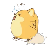 🏃‍♂️ dog, sleepy, animal, cartoon, cute, exhausted, sleep telegram sticker