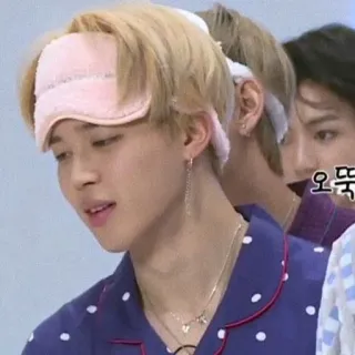 🌈 오똑 kpop, чимин, bts, пижама, корейский whatsapp sticker