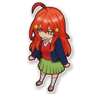 😠 anime, manga, sticker, cartoon, girl, angry telegram sticker