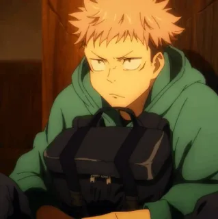 🎴 Yuji Itadori Jujutsu Kaisen Anime, Charakter, Manga, Jujutsu Kaisen, Yuji Itadori telegram sticker