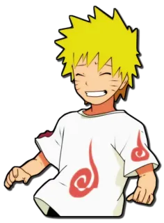 😁 Naruto Uzumaki Naruto 애니메이션, 만화, 나루토, 우즈마키, 캐릭터, 미소 telegram sticker