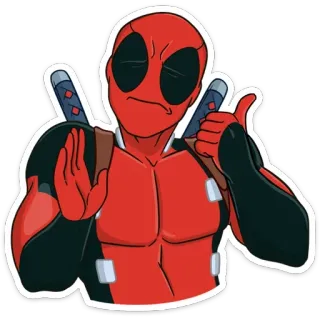 Дэдпул и Новый год (@TgSticker) telegram stickers