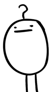 😐 desenho animado, personagem, engraçado, sticker whatsapp sticker