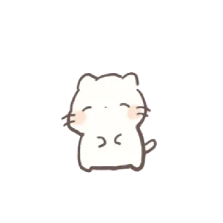 💌 猫, 可爱, 动物, 卡通, 贴纸 telegram sticker