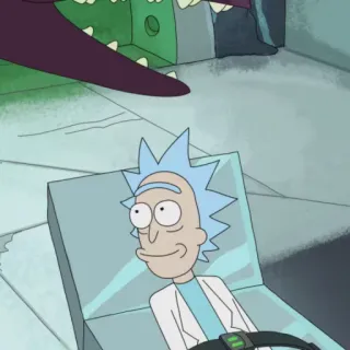 🛸 Rick Sanchez Rick and Morty Rick and Morty, Rick Sanchez, Cartoon, Animation telegram sticker