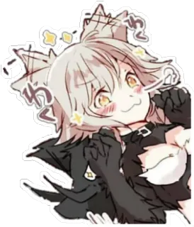 😍 わーい Anime, Kawaii, Lindo, Manga, Pegatina telegram sticker