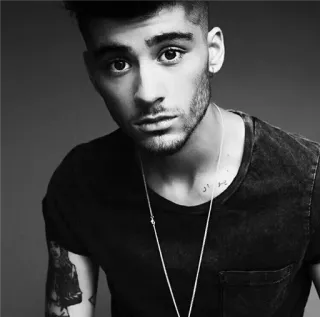 😐 Zayn Malik singer, celebrity, male, portrait, music, one direction telegram sticker