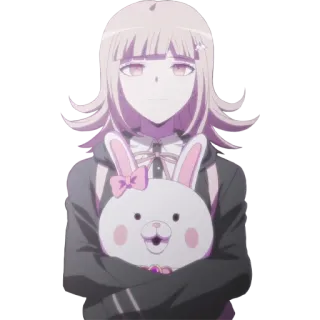 🧸 Chiaki Nanami Danganronpa anime, game, video game, chiaki nanami, danganronpa telegram sticker