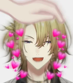 🥰 Anime, Hati, Lucu, Vtuber, Fanart, Luca Kaneshiro telegram sticker