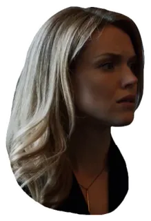 😲 woman, blonde hair, portrait, person whatsapp sticker