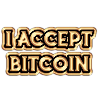🤑 I ACCEPT BITCOIN 比特币, 加密货币, 金融, 数字货币, 支付, 技术, 钱 telegram sticker