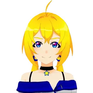 😌 Аниме, Мультфильм, Аватар, Портрет, Иллюстрация, Персонаж telegram sticker